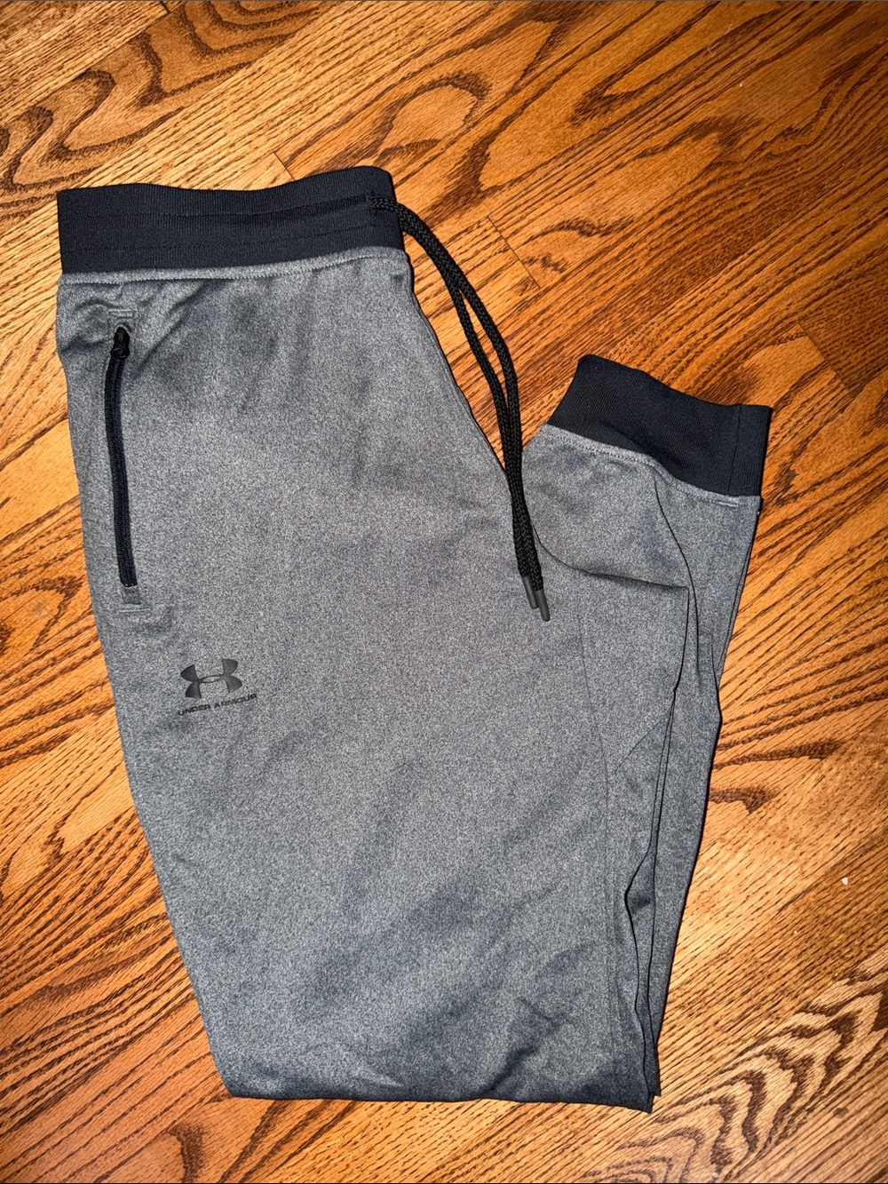 Under Armour Gray & Black Men's Performance Joggers